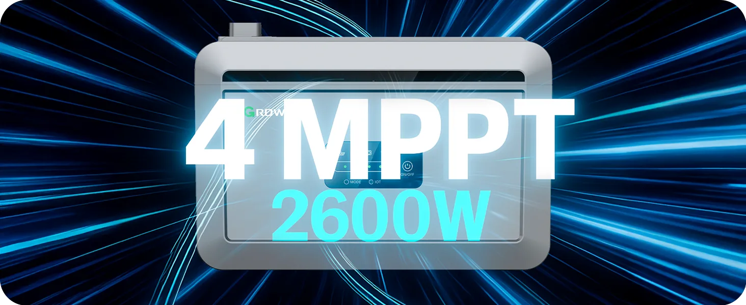 Growatt NEXA 2000 Storage for Balcony Power Plants – 4 MPPTs and 2600W Max