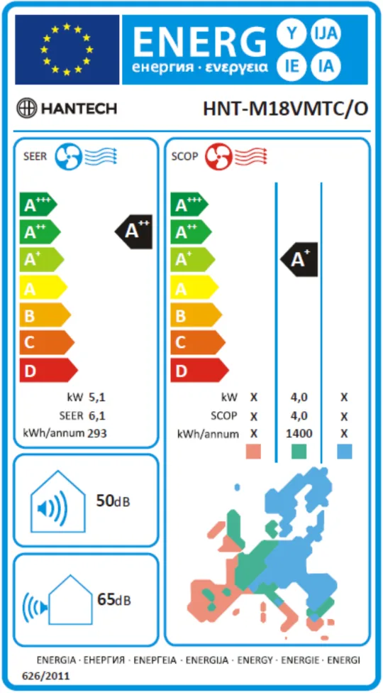 ÉTIQUETTE ÉNERGÉTIQUE HANTECH