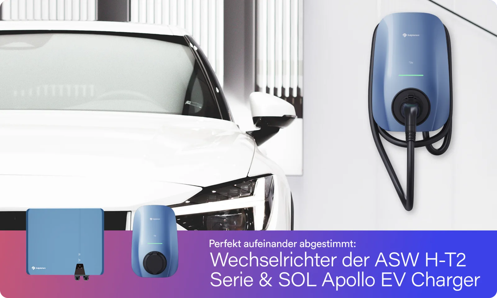 Solplanet ASW 05kH-T2 Hybrid Inverter – Inverter with Solplanet SOL Apollo EV Charger