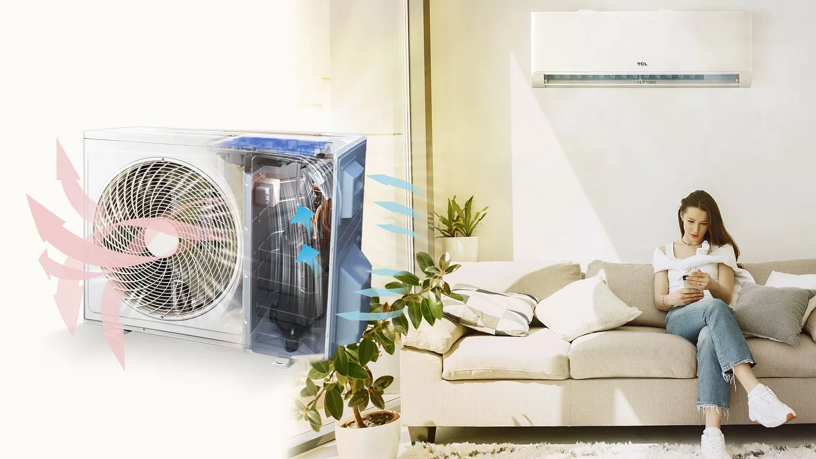 TCL BreezeIN Split Air Conditioner Heat Resistance