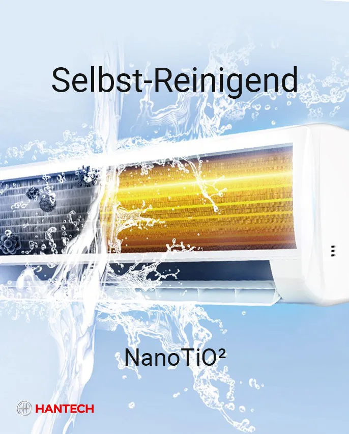 Condizionatore multisplit a parete Hantech H-Pro 32K 4 x 9000 BTU – Autopulizia NanoTiO²