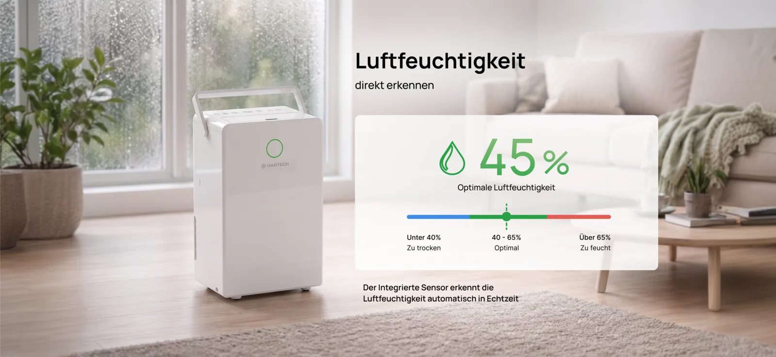 Affichage de l’humidité de l’air par Smart Light