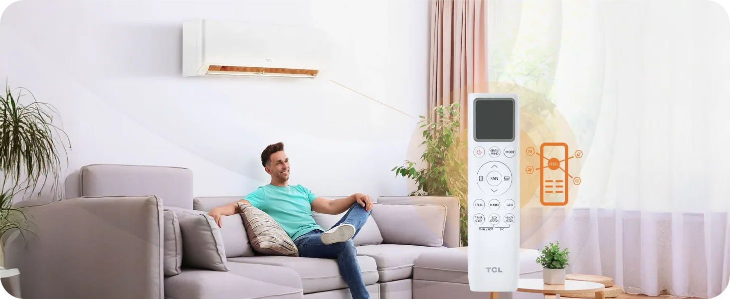 TCL BreezeIN split-airconditioner I Feel-functie