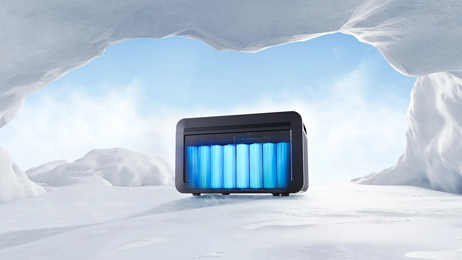 Growatt NOAH 2000 utilizzabile anche con il freddo