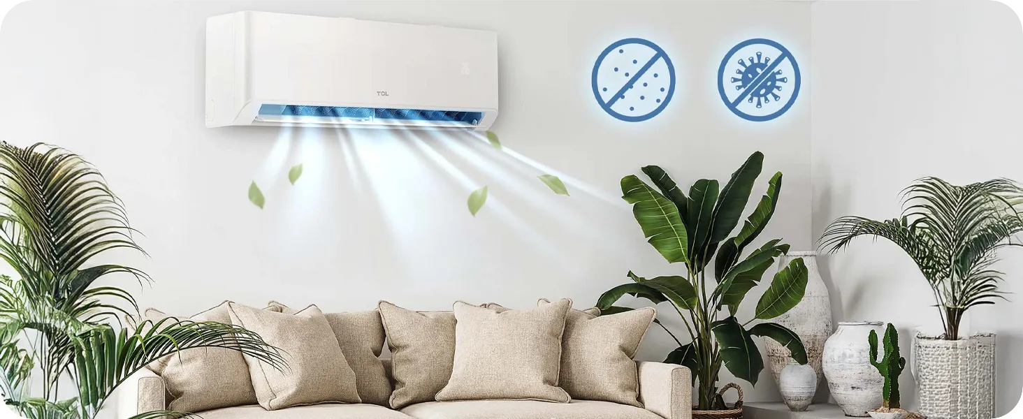 TCL BreezeIN split-airconditioner, frisluchtfilter