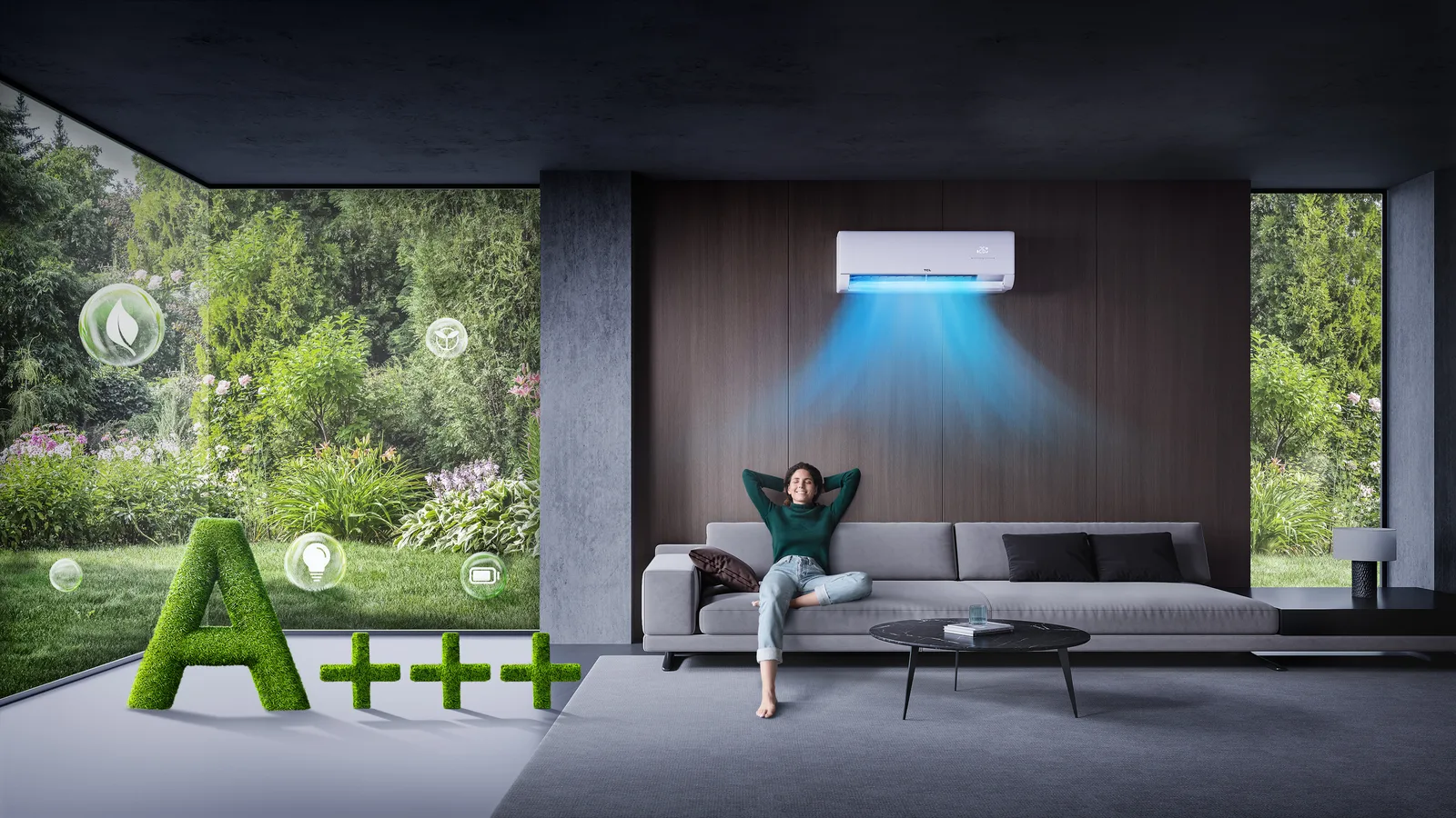 TCL VoxIN 12K Kit Climatiseur Split – Efficacité énergétique A+++